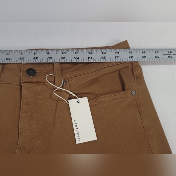 Warp + Weft ORD Chicago Straight Tobacco Brown Men's Size 29x34 Jeans - Picture 9 of 12